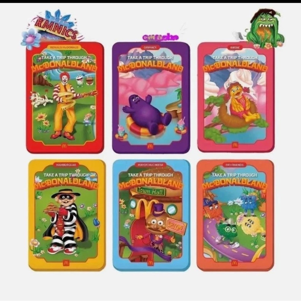 Complete Set of 6 McDonald Land Adult Happy Meal Tins 2025